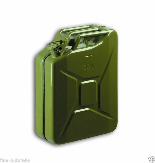 20l Kanister Blechkanister Reservekanister Metallkanister Kraftstoffbehälter KFZ - Flex-Autoteile