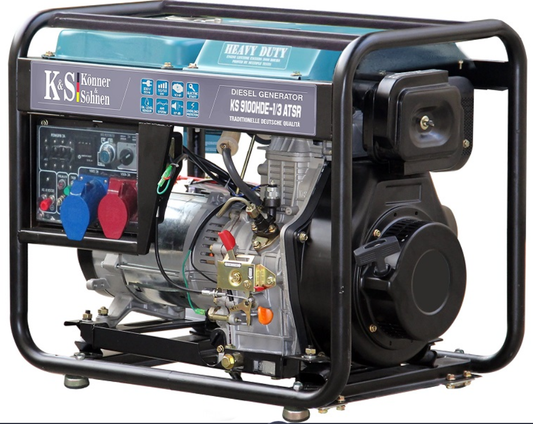 Diesel Stromerzeuger Könner & Söhnen Notstromaggregat 18PS 8KW 230/400V E-Start - Flex-Autoteile