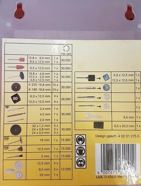 Mini Schleifer Set 80- teilig Mikro Multifunktionswerkzeug Gravieren Mikro Lux - Flex-Autoteile