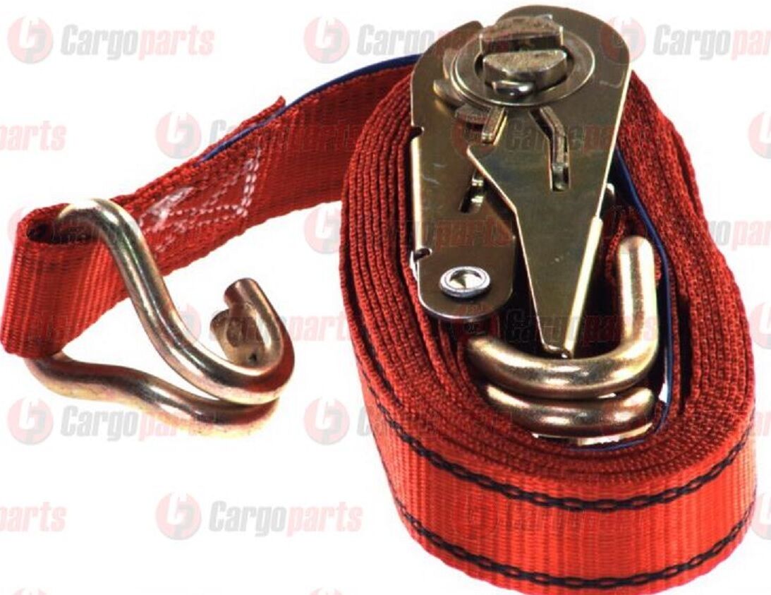 Cargoparts Spanngurt Zurrgurt Ratschengurt LKW PKW 800daN 3 Meter / 2,7+0,3m - Flex-Autoteile