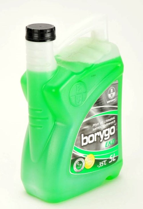 Cooler frost protection cooling fluid 5l liter green eco up to -35 ° C