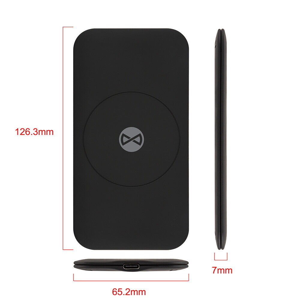 Forever Induktives Ladegerät Wireless Charger WDC-115 15W Schwarz
