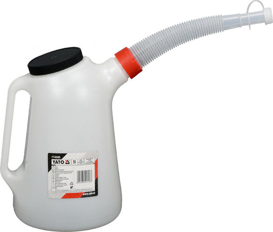 Yato YT-06985 Ölkanne 5 Liter Füllkanne Messkanne Ölfüllkanne Messbecher