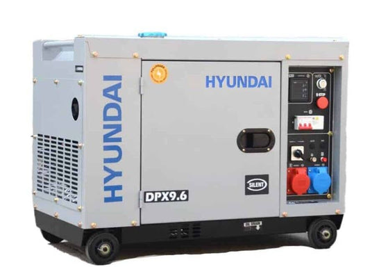 Hyundai Notstromaggregat 400V Diesel Stromgenerator Notstromerzeuger 7,9kW ATS
