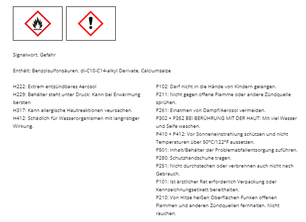 PETEC 70550 Kettenspray Kettenfett Schmiermittel Kettenöl Sprühfett Bike 500ml