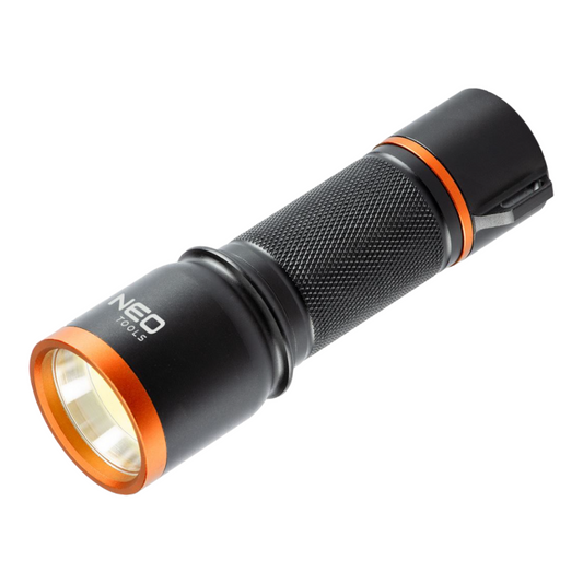 NEO TOOLS Alu Batterien Taschenlampe 3xAA 200Lm COB-LED IP20 Camping Werkstatt