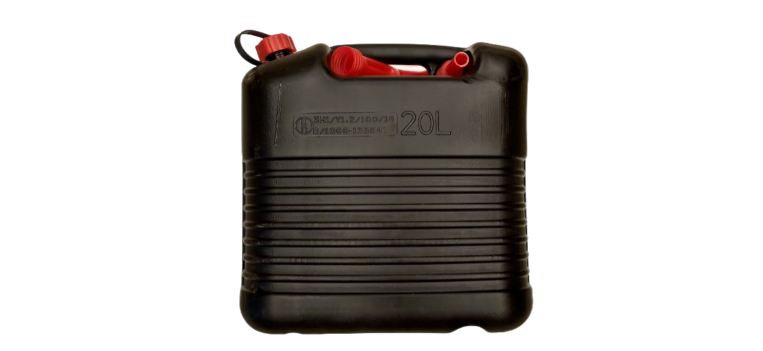 20L Jerry Can Reserve Gasoline Diesel Plastic Fluids Fuel Canister