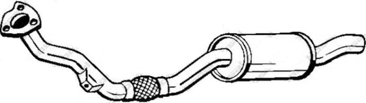 Bosal Vorschalldämpfer Mittelschalldämpfer VWPassat 3B2 3B3 AudiA4 8D2 Avant 8D5