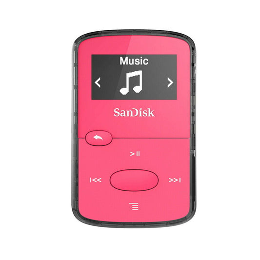 San Disk Clip Jam 8GB MP3 Player Pink Digital LCD Bildschirm Miniclip Musik Rosa - Flex-Autoteile
