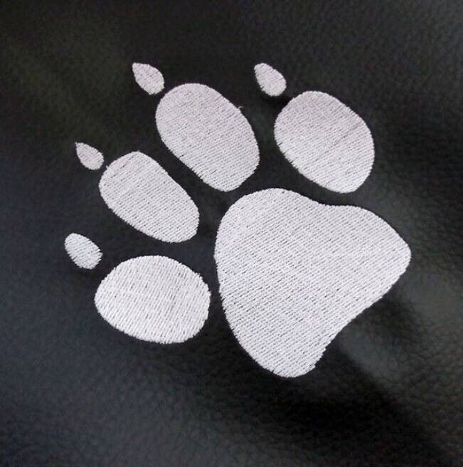 Carpassion Auto Sitzbezug Einzelbezug Hundeschoner Sitzschoner Fell schwarz