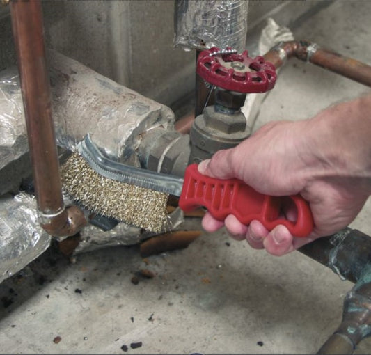 Sealey WB05/R Bremssattelbürste Bremsenbürste 25cm Schmale Messingdrahtbürste