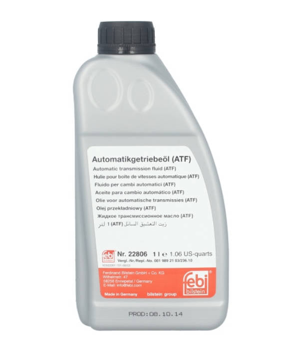 Febi 22806 1l Lenkgetriebeöl Hydrauliköl ATF DEXRON III G Rot Merdedes MAN Volvo