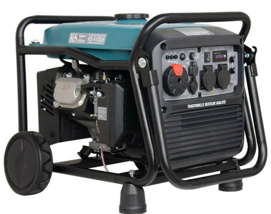 KS Notstromaggregat Benzin Inverter Stromerzeuger Generator 4KW 2x 230V 16A 50Hz - Flex-Autoteile