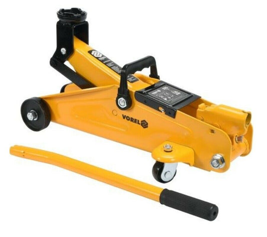 VOREL Hydraulischer Rangierwagenheber 135mm 325mm 2t Rollbar Werkstatt PKW KFZ - Flex-Autoteile