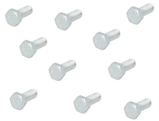 10x Schaube M8 x 20 mm 1,25 SW 13 Auspuff TY 8.8 13er Stahlschrauben verzinkt