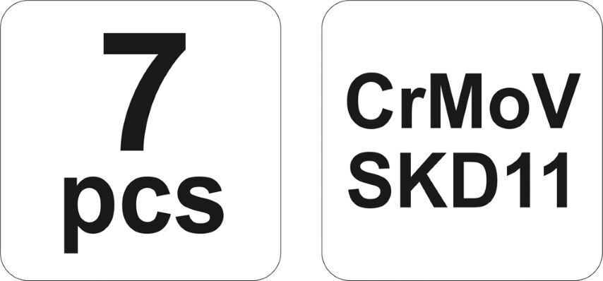 YATO YT-17625 Fräser Set für Injektor Dichtung Dichtsitz Einspritzdüsen