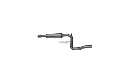 Asmet center silencer center pot exhaust for VW Caddy II 2 1.9SDI/TDI Inca