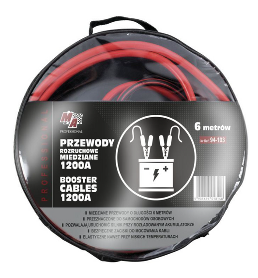 Starterkabel Batterie-Überbrückungskabel Starthilfekabel 1200A 6m LKW PKW Diesel