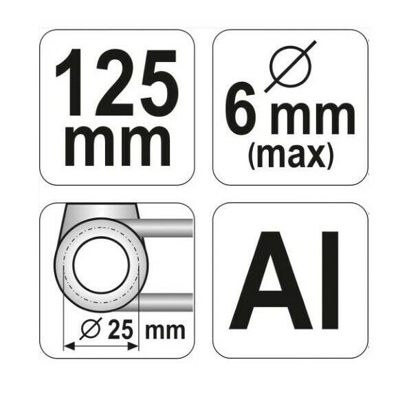 Yato YT-0813 Bremsleitungsbieger bis 6mm max Biegegerät Biegezange Biegehilfe