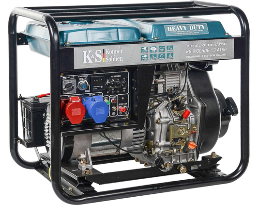 K&S emergency power unit 230V 400V diesel electricity generator emergency power generator 6.5kW ATS