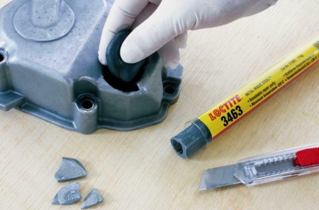 Henkel Loctite EA 3463 Metall Eisen Stahl Reparatur 2K Epoxid Knete Kitt 114g