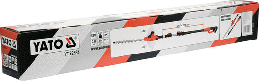 Yato YT-82834 Akku Heckenschere Teleskop Heckenschere Heckenschneider Hecke - Flex-Autoteile