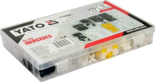Yato YT-06662 AutoClips for Mercedes Benz replacement clips 270 pieces sorting box clips