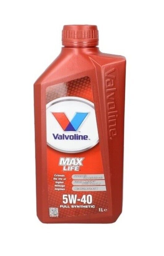1l Valvoline Max Life fully synthetic 5W40 engine oil VW Audi Mercedes Seat Skoda