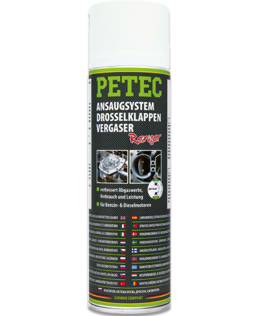 PETEC Ansaugsystem Drosselklappen Ventil & Vergaserreiniger Spray 500ml  72450