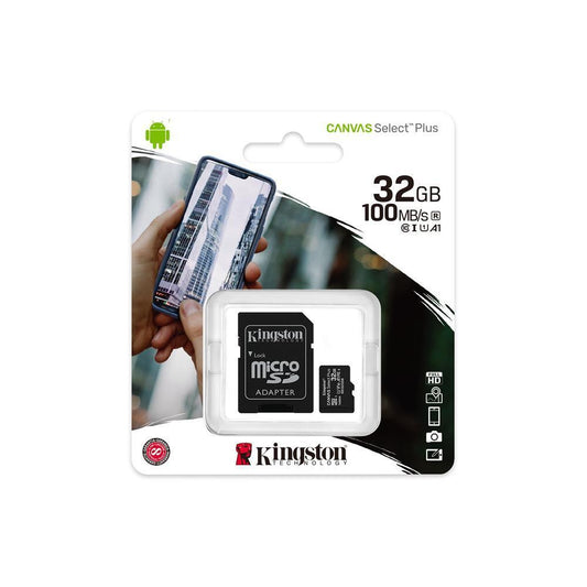 Kingston 32GB micro SD Karte SDHC 100MB/s Speicherkarte + Adapter