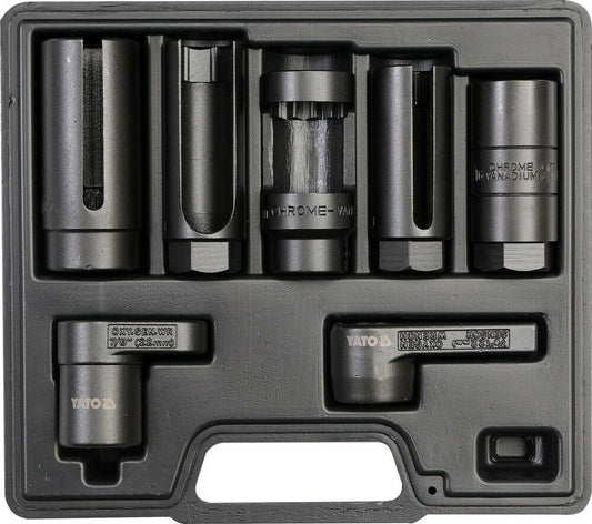 YATO YT-1751 LAMBDASONDENSTECKSCHLÜSSELSATZ SOCKEL FÜR LAMBDASONDE UND INJEKTOR - Flex-Autoteile