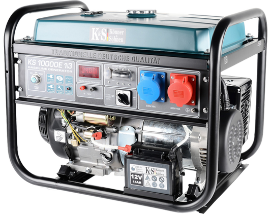 Emergency generator KS10000E-1/3 power generator VTS generator petrol 8KW 230V 400V