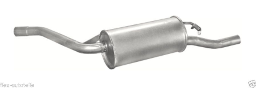 Rear exhaust muffler Ford Sierra station wagon hatchback 1.6 1.8 2.3D