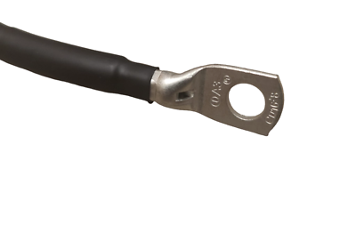 Massekabel 60cm 16mm² M8 Kupfer Masse Strom Minuspol Leitung Schwarz schraubbar