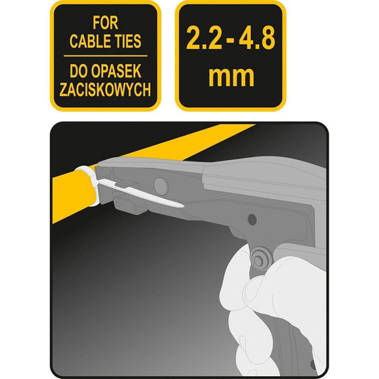 Kabelbinderzange Kabelbinder Spannwerkzeug Zange Spanner 2,2-4,8mm 73875 Vorel