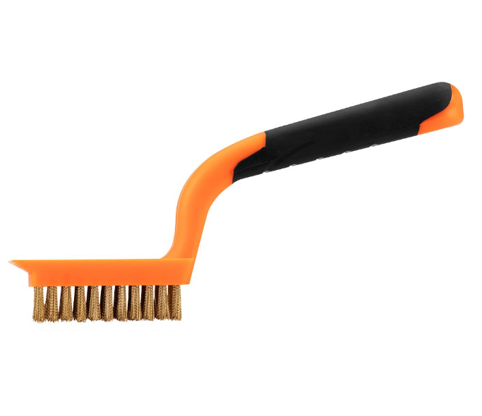 NEO TOOLS Drahtbürste Messing 5x11 Reihen Kunststoffgriff Rostlöser Rost