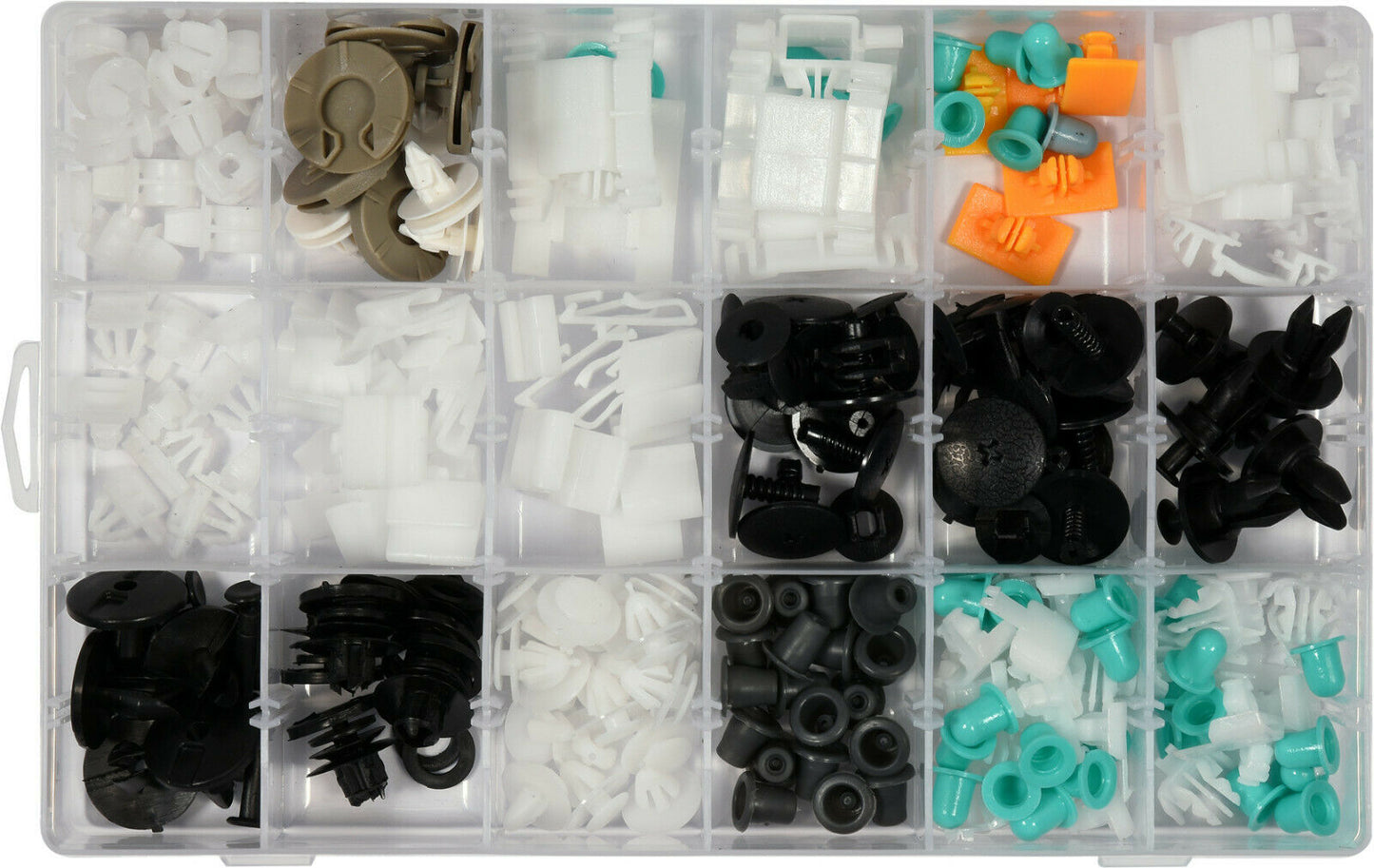 Yato YT-06664 Autoclips für Audi Ersatzclips 160 tl Sortierbox Befestigungsclips - Flex-Autoteile