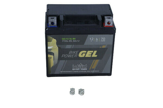 IntAct GEL-Motorradbatterie 12V 4AH 70A für Peugeot Aprilia YTX5L-4 YTX5L-BS