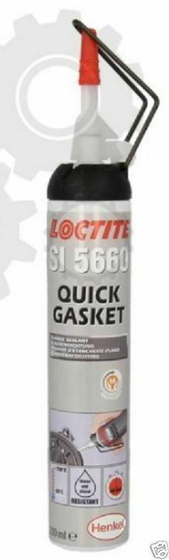 Henkel LOCTITE SI 5660 Premium Silikon Dichtmasse Abdichtung 100ml Grau +250°