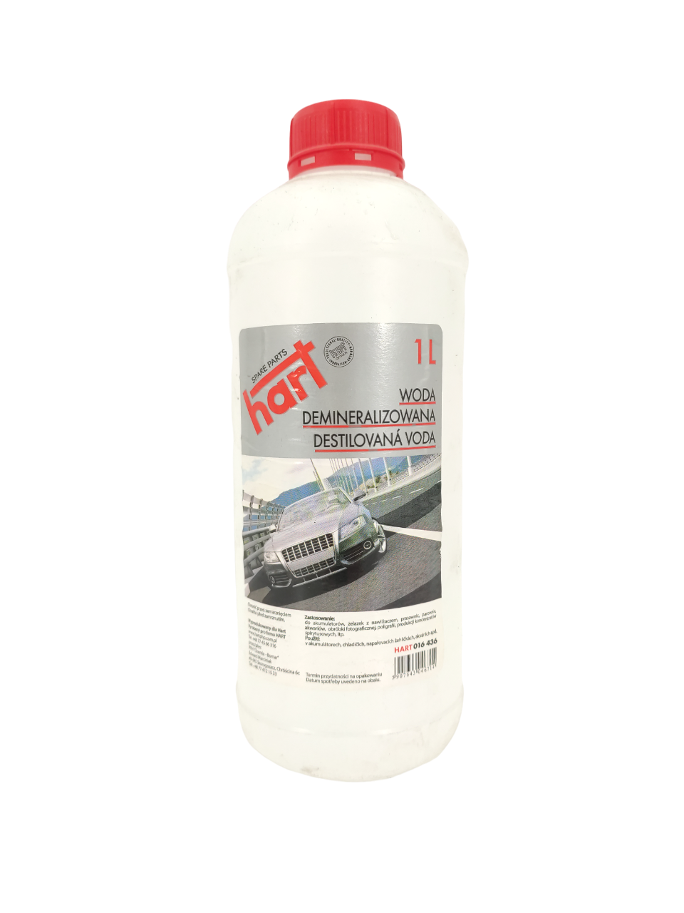 5x 1 liter distilled water demineralized ironing cooling water battery Aqua