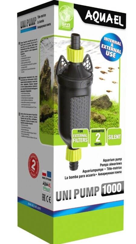Aquael Uni Pump 1000 für Süß + Meerwasser Aquarium Strömungspumpe