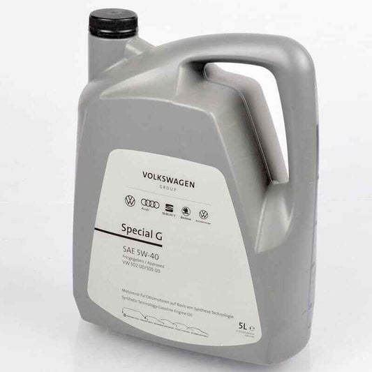 5L original VW 5W40 Benzin Motoröl G052502M4 Special G 502.00 / 505.00 Audi VAG