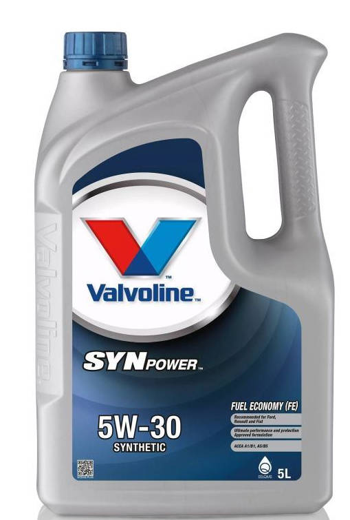 5L Valvoline Synpower FE Synthetic 5W-30 engine oil Ford Renault Fiat A1/B1 A5/B5