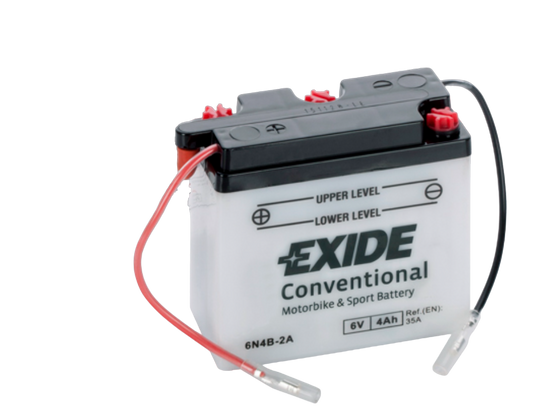 Batterie 6V 4Ah Exide 6N4B-2A Kawasaki 125-250 SUZUKI RV50 Yamaha DT RX80 Simson