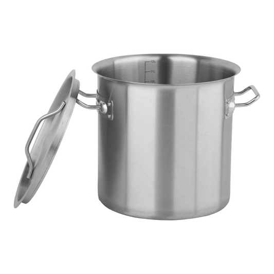 17L Kochtopf Suppentopf Edelstahl 28cm Deckel Küchentopf Bratentopf Induktion