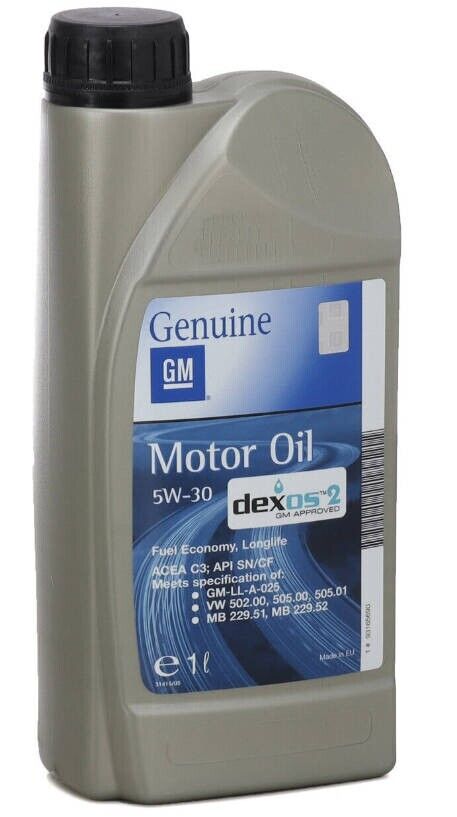 Motoröl 5W30 Original GM Genuine Dexos2 Longlife Öl Opel VW Mercedes Audi 1L