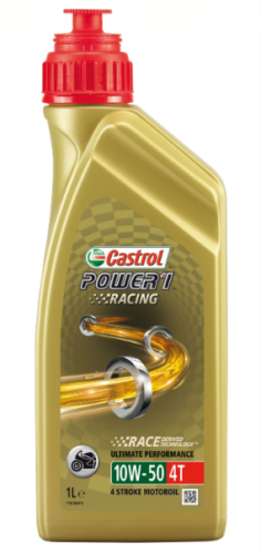 Castrol 1L 10W50 Power 1 Racing 4T 4-Takt-Motoröl Motorräder vollsynthetisch