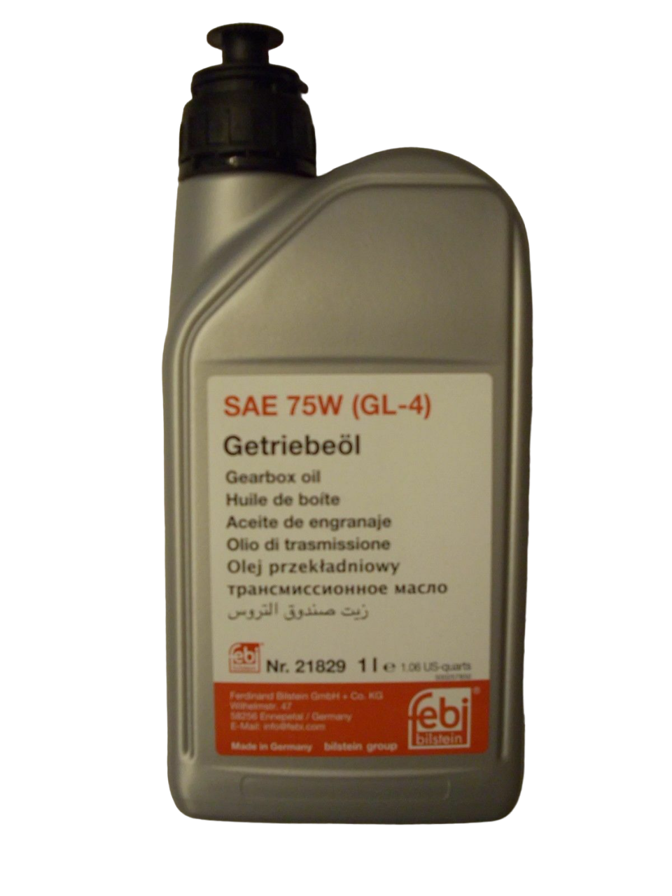 Febi 21829 1l SAE 75W Getriebeöl Automatikgetriebeöl Audi Mercedes Seat Skoda VW