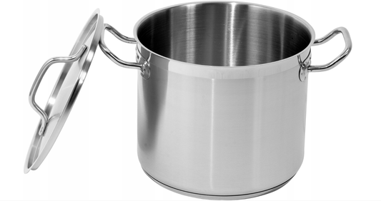 15,4L Kochtopf Suppentopf Edelstahl 28cm Deckel Küchentopf Bratentopf Induktion