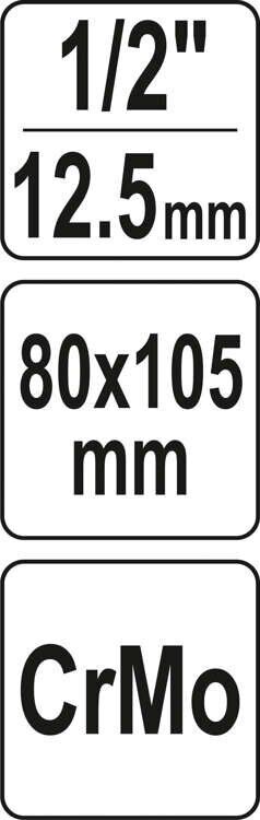 YATO YT-08236 Universal Ölfilter Schlüssel Ölwechsel Ölfilterkralle 80-105mm